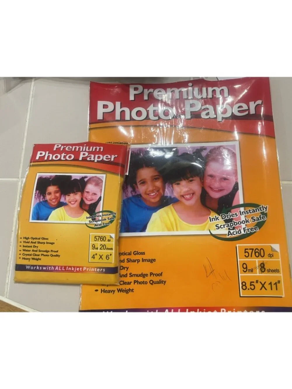 Premium Photo Paper 5760dpi 9mil 20 Sheets of Size 4